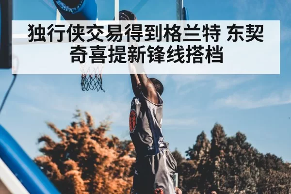 独行侠交易得到格兰特 东契奇喜提新锋线搭档